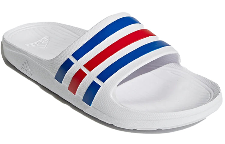 adidas Duramo Slides 'White Blue Red' U43664