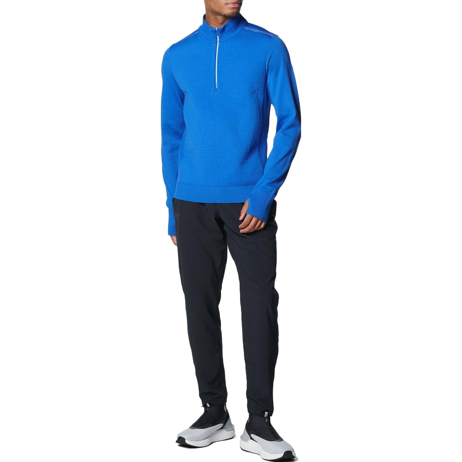 Under Armour IntelliKnit Run 1/2 Zip Top 'Blue' 1378170-400