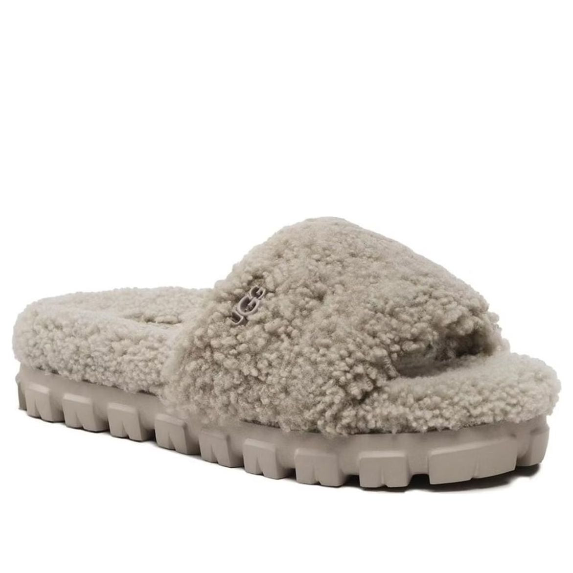 (WMNS) UGG Cozetta Curly Slide 'Goat' 1130838-GOA