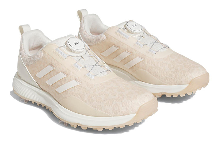 (WMNS) adidas S2G BOA Spiked Golf Shoes 'Chalk White Wonder Quartz' GV9435