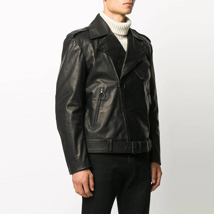 Men's Off-White Logo Pattern Jacket Black OMJG014F20LEA0011001