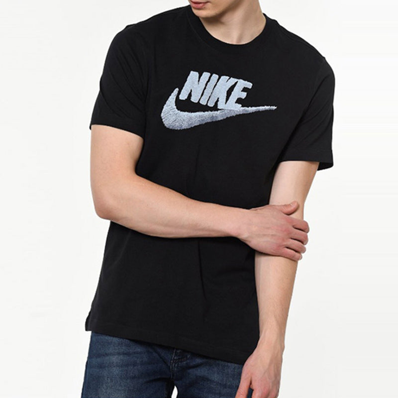 Nike Men's Sportswear Tee Brand Mark Casual Sport Round NeckShort Sleeve Men's Black AR4993-011
