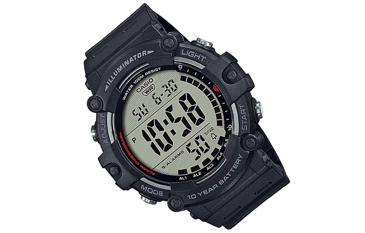 CASIO Quartz Waterproof Sports Shockproof Mens Black Digital AE-1500WH-1A