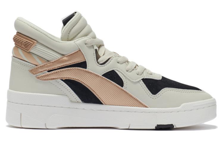 (WMNS) Li-Ning Suprewave Mid 'White Black Gold' AGCR234-2
