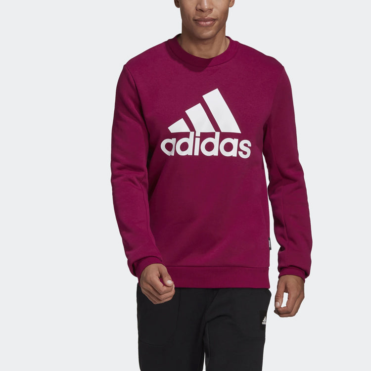 adidas Velvet Warm Sport Round Collar Men's Purple FR6613