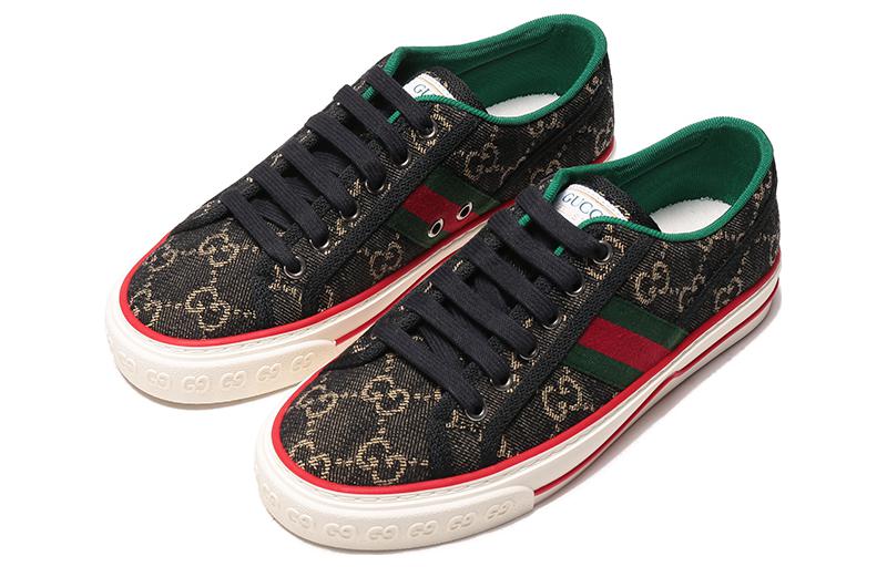 (WMNS) Gucci Tennis 1977 GG Logo 'Black Multi' 606110-UN320-1291