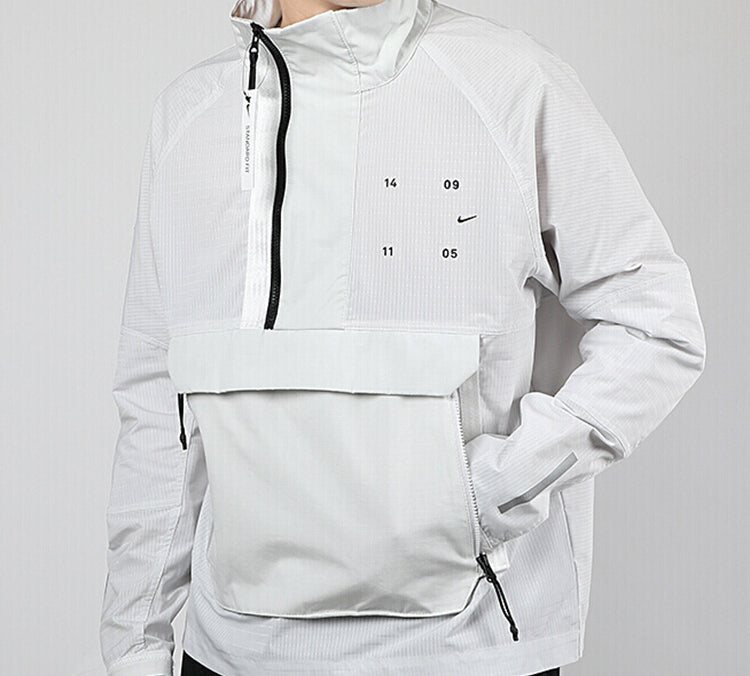 Nike SPORTSWEAR TECH PACK Woven Storm Jacket Silver Gray White CK0711-094
