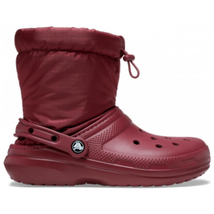 Crocs Classic Lined Neo Puff Boots 'Red' 206630-612
