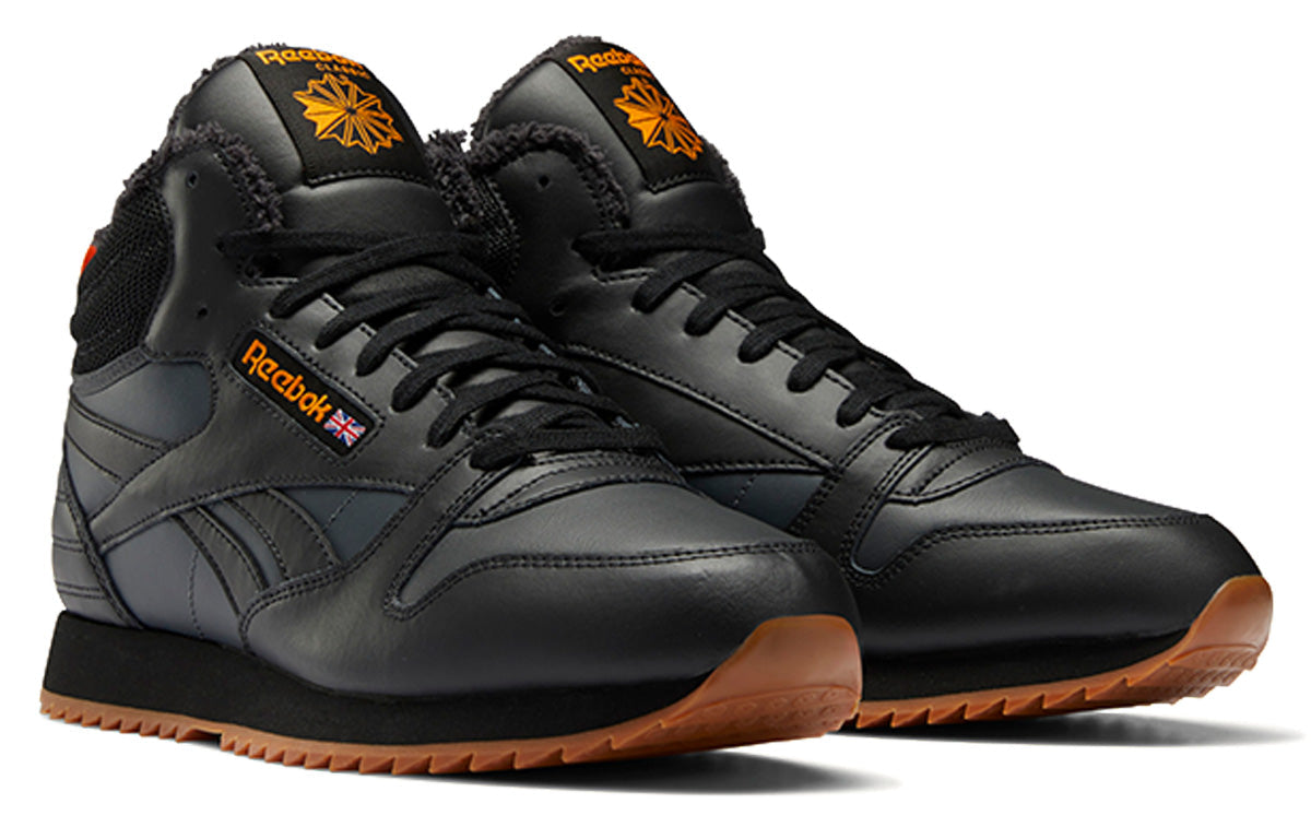 Reebok Classic Leather Mid Ripple 'Black' FV9309