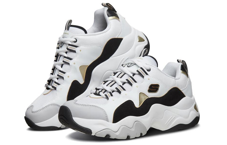 Skechers D'lites 3.0 Running Shoes White/Black 999285-WGD