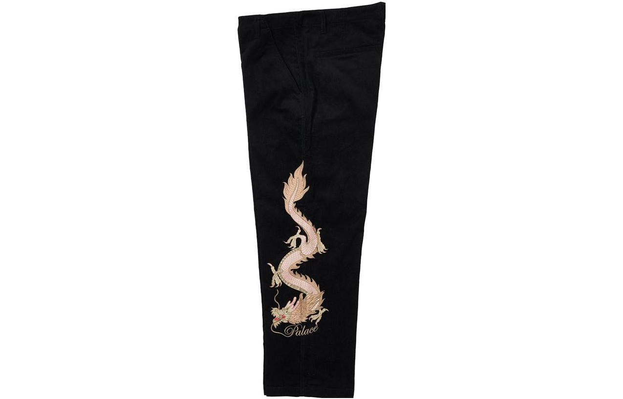 Palace FW22 Double Dragon Tour Plain Pant 'Black' P23T041