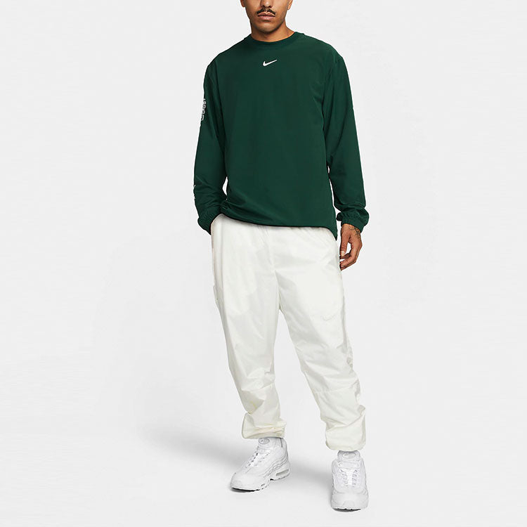 Nike x NOCTA Drake Long Sleeve Woven Pullover 'Green White' DJ5584-397