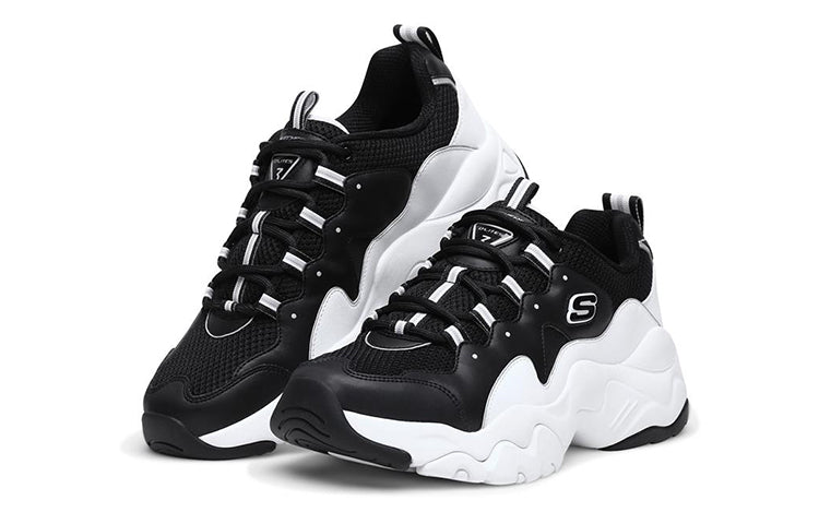 Skechers D'Lites 3.0 Low-Top Running Shoes Black/White 52685-BKW