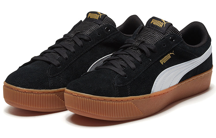 (WMNS) PUMA Vikky Platform 'Black And White' 363287-10