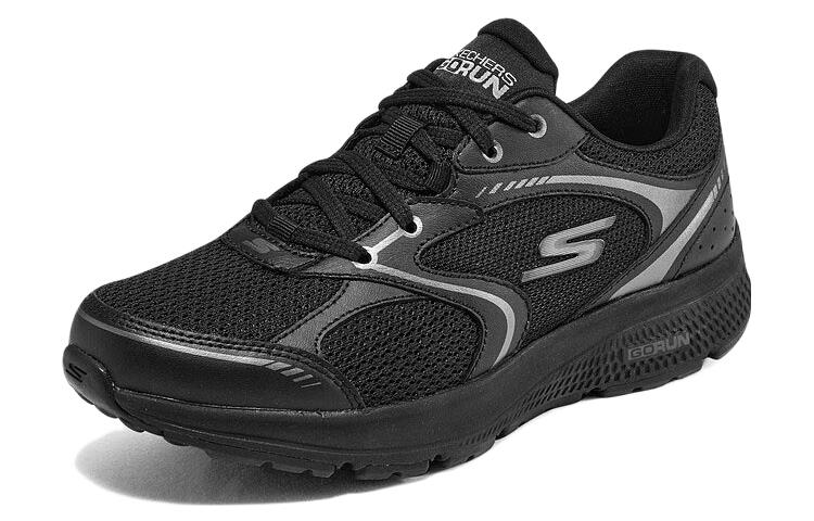 (WMNS) Skechers GO RUN 'Black Grey' 128280-BBK