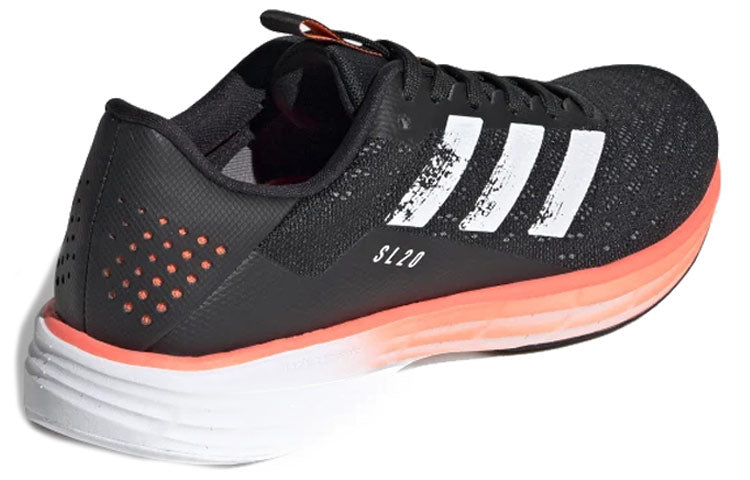 (GS) adidas SL20 J Black/Orange EG4935