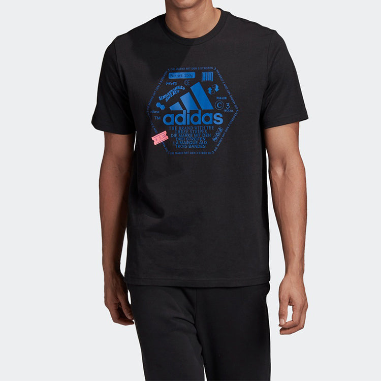 adidas Printing Short Sleeve Black GE4658