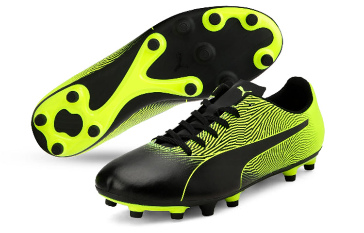 PUMA Spirit II FG 'Black Yellow Alert' 105521-07