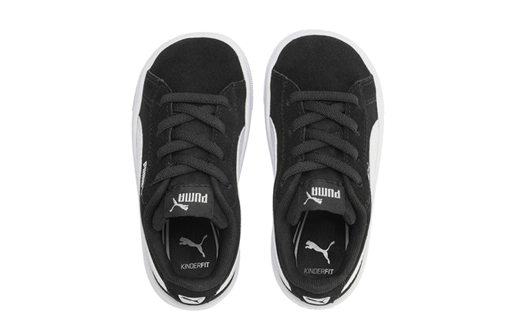 (TD) PUMA Vikky v2 Suede 'Black White' 370516-01