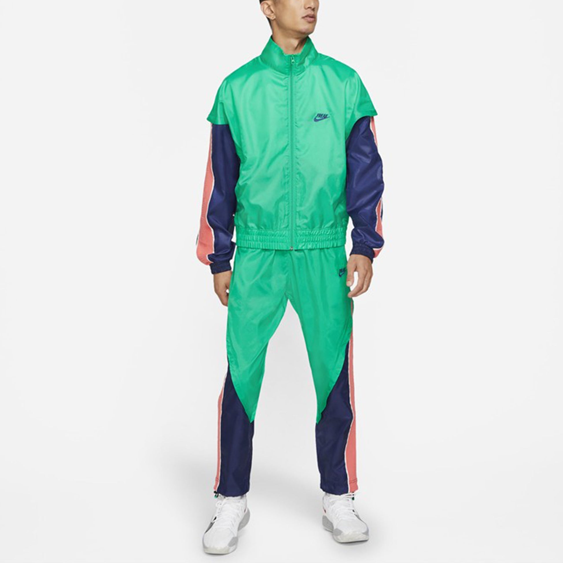Nike Giannis Lightweight Colorblock Jacket 'Green' DA5670-372
