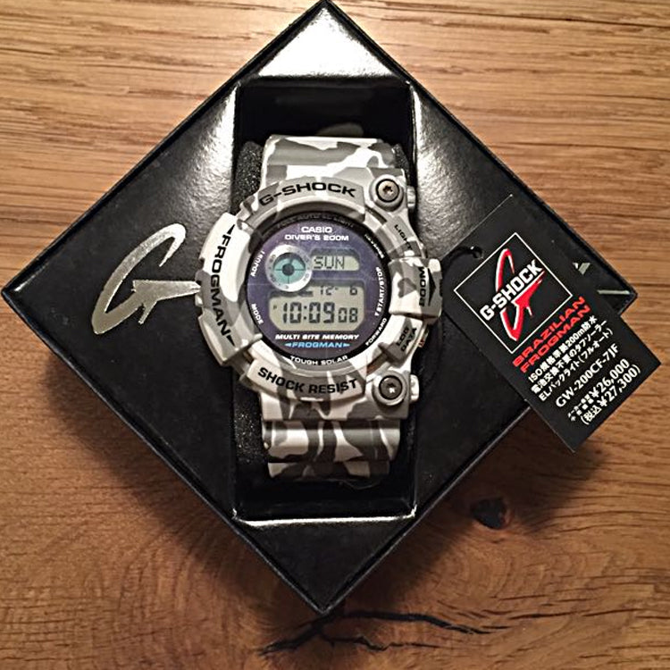 CASIO G-Shock Frogman 'Sky Blue' GW-200CF-7JF
