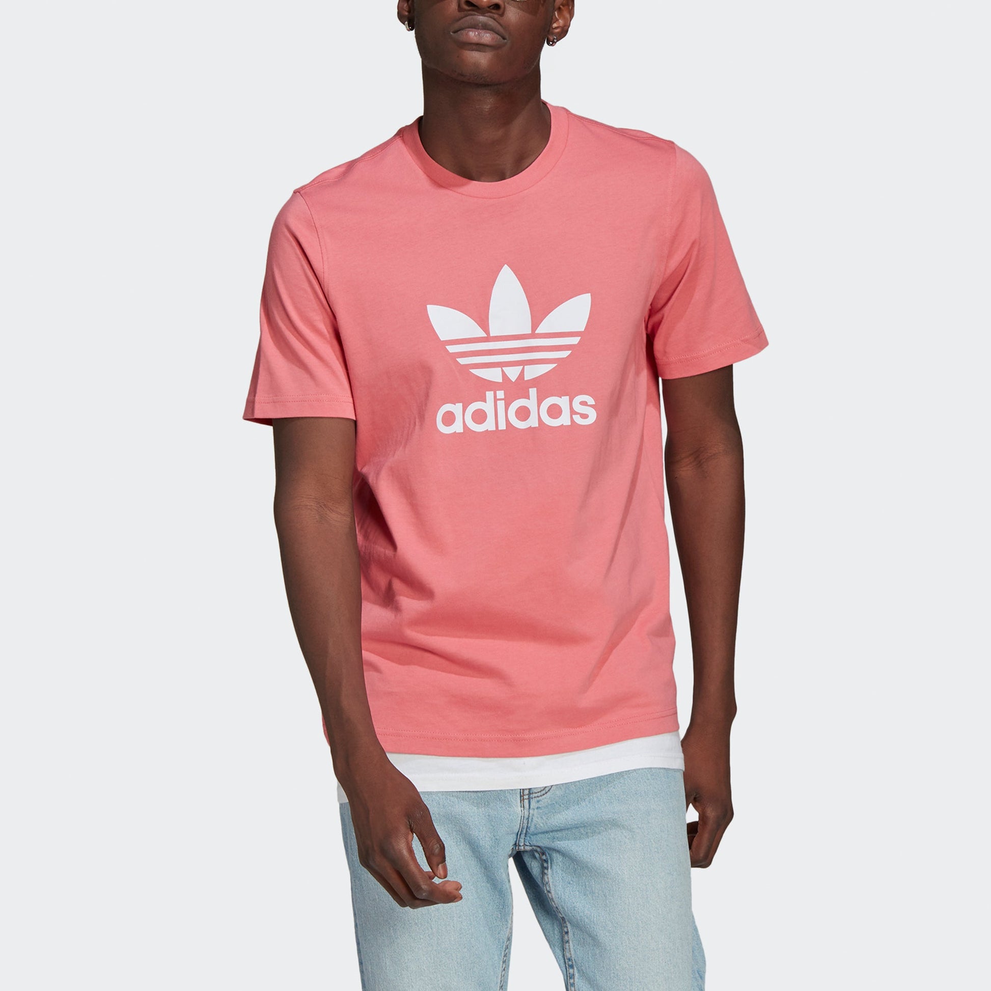 adidas originals Trefoil Logo Short-Sleeve Men's Red GP1022