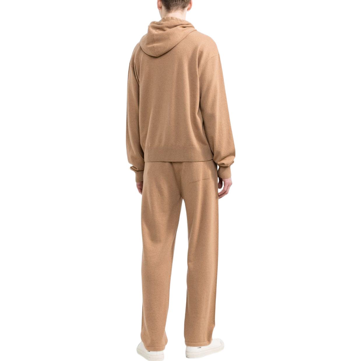Off-White Logo Embroidered Cashmere Hoodie OMHA143S22KNI0016262