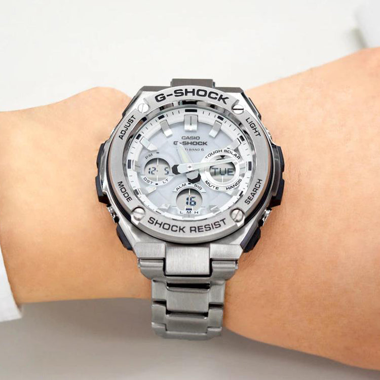 CASIO G-Shock G-Steel 'White SIlver' GST-W110D-7AJF