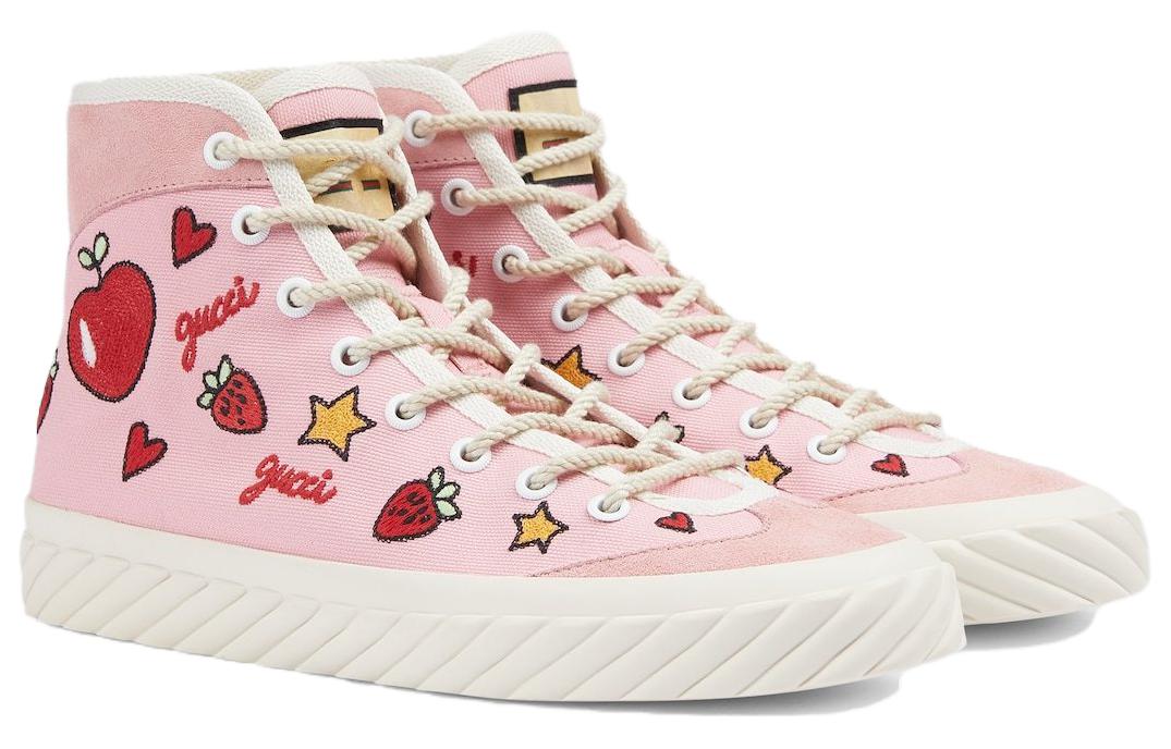(WMNS) Gucci Canvas HighTop 'Valentine's Day' 746406-FABRJ-5842