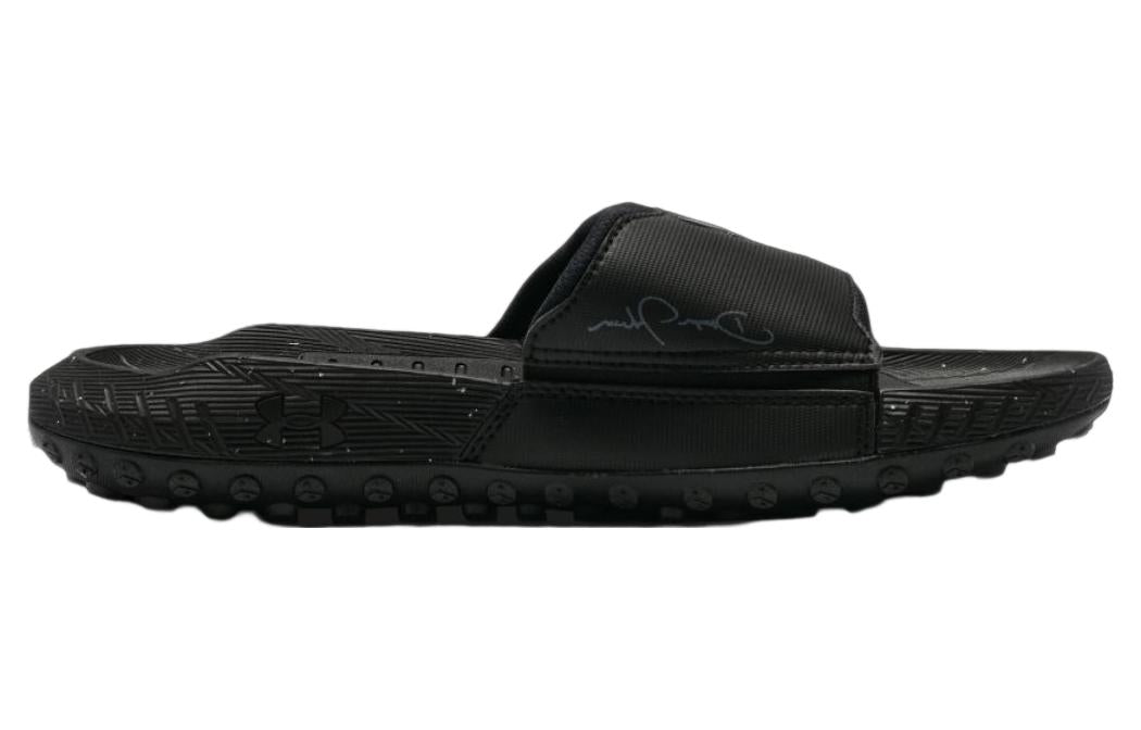 Under Armour Project Rock 3 Slide 'Black Pitch Grey' 3026034-001