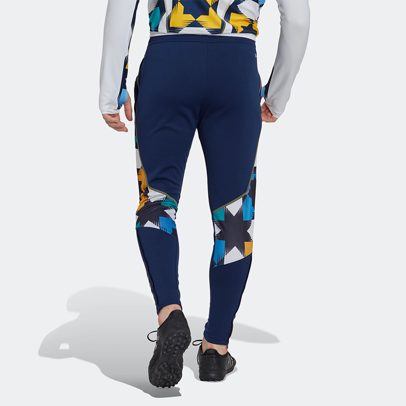 adidas Stripe  Zipper Bundle Feet Sports Pants  Men's Navy Blue HF1462