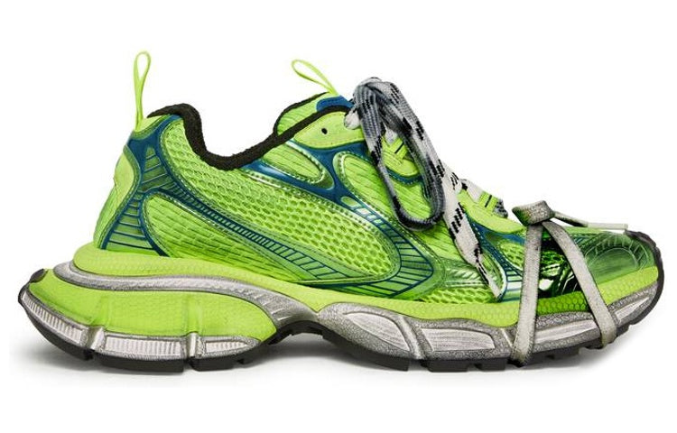 Balenciaga 3XL Sneakers 'Fluorescent Green Mesh and Polyurethane' 734734W3XL67019