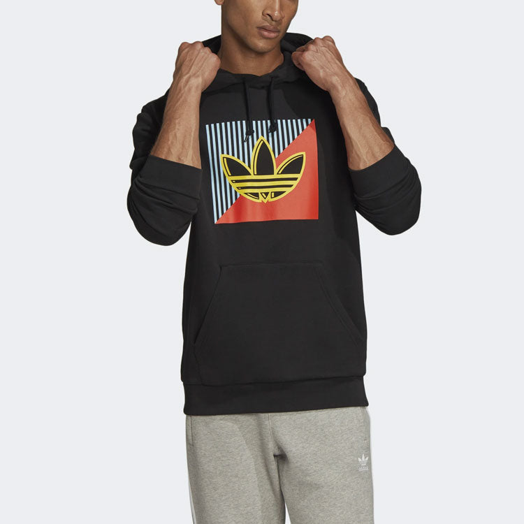 adidas originals Diag Emb Oth Athleisure Casual Sports Pullover Black FM3366