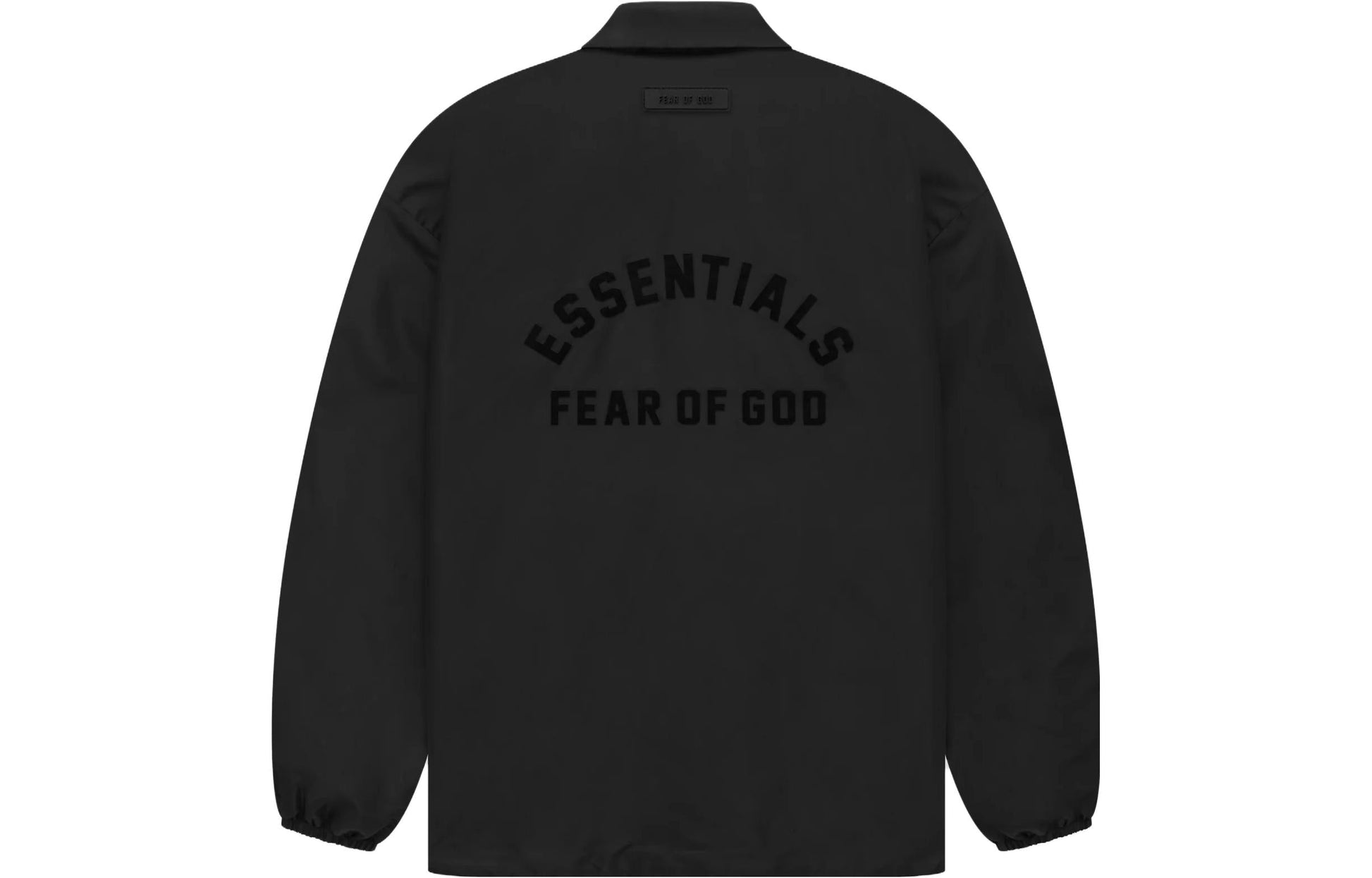Fear of God Essentials The Black Collection Coaches Jacket 'Jet Black' 202SP232010F