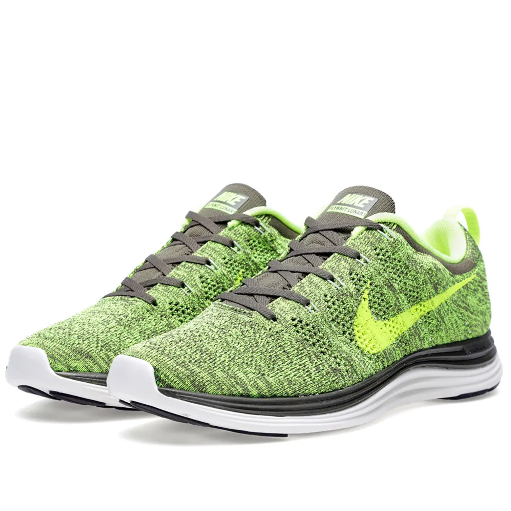 Nike Flyknit Lunar1+ 'Tarp Green Volt' 554887-371