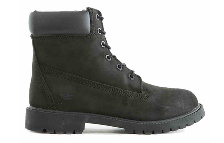 Timberland 6 Inch Premium Waterproof Wide Fit Boots 'Black Nubuck' 12907W