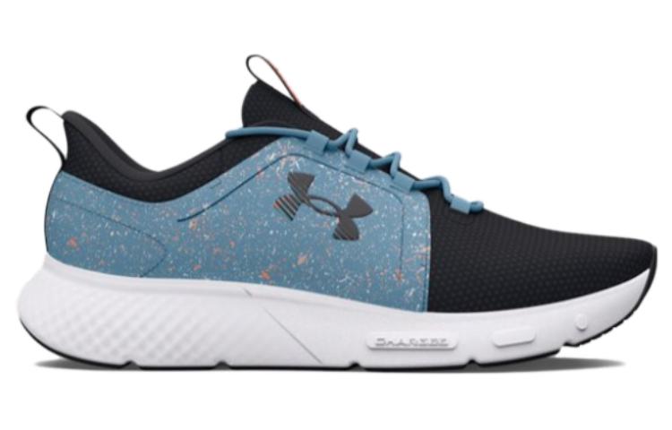 (WMNS) Under Armour Charged Propel Paint Splatter Sneakers 'Blue Black' 3026853-100
