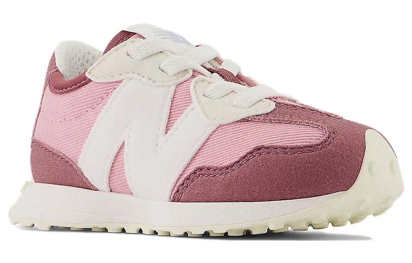 (TD) New Balance 327 Bungee Lace 'Washed Burgundy Hazy Rose' IH327DK