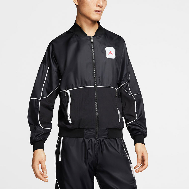 Air Jordan 3m Zipper Reflective Sports Jacket Black CU1667-010