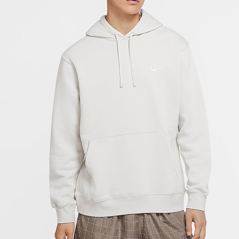 Nike Sportswear Club Fleece Stay Warm Pullover hooded Sports White Ivory BV2655-072