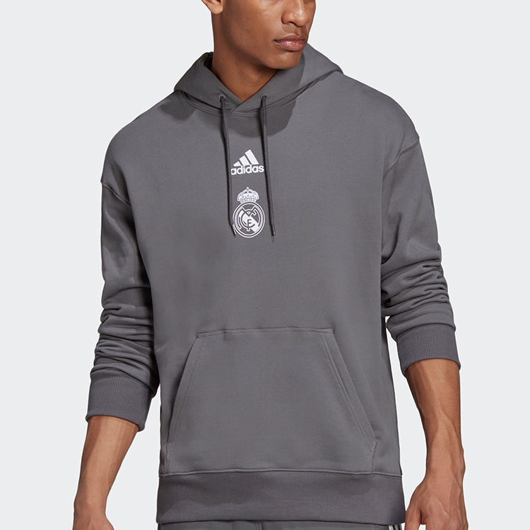 adidas Real Ssp Real Madrid Soccer/Football Sports Pullover Gray GI0008
