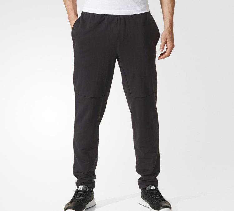 adidas Logo Print Training Knitting Sport Trousers Men's Black BP5453