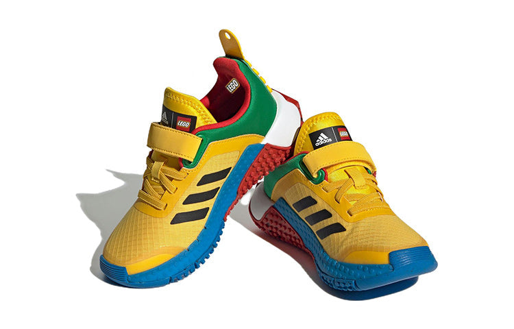 (GS) adidas Sport DNA x LEGO Shoes 'Yellow Multi' HQ1310