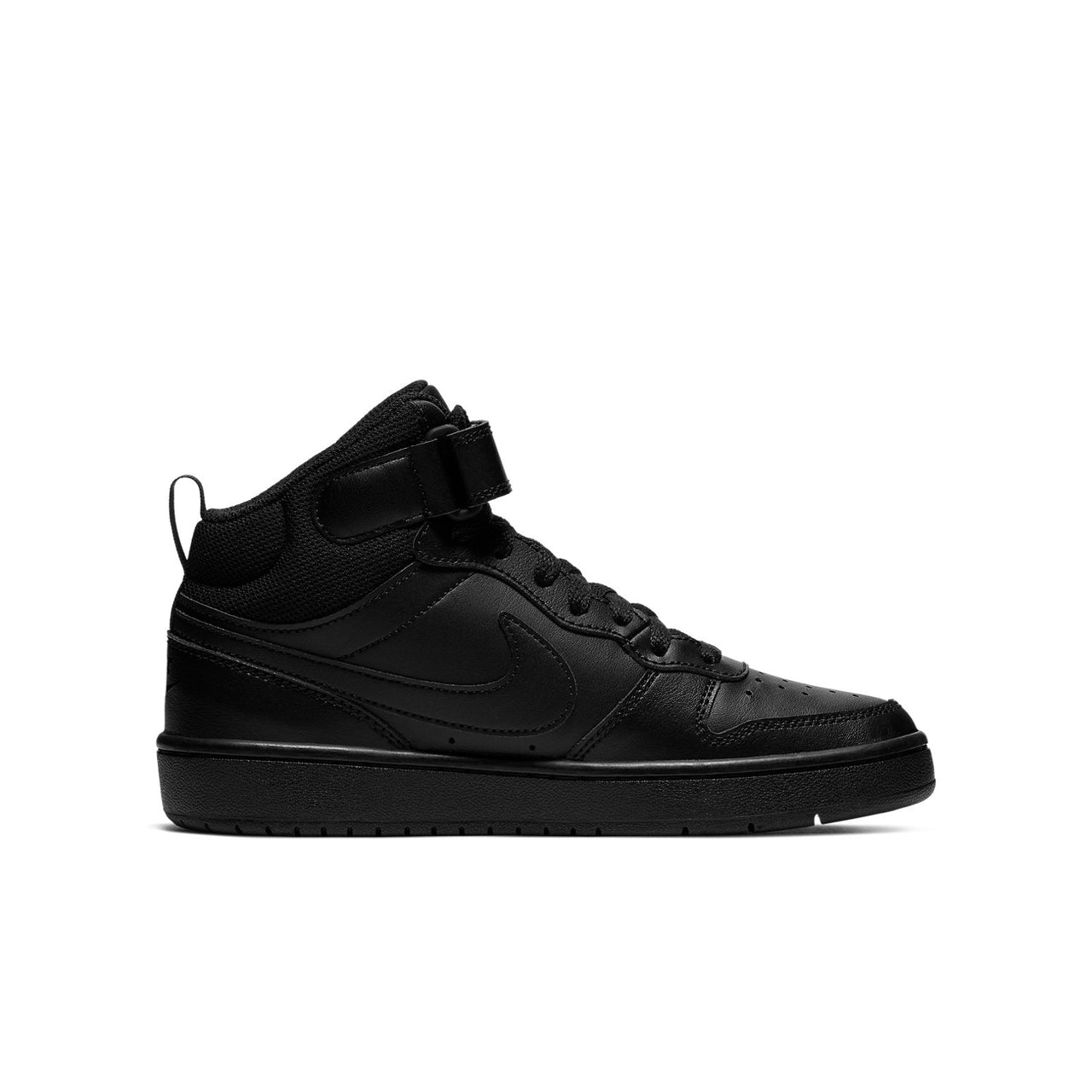 (GS) Nike Court Borough Mid 2 'All Black' CD7782-001