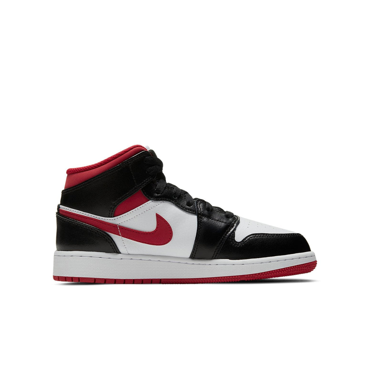 (GS) Air Jordan 1 Mid 'Black Gym Red White' DJ4695-122