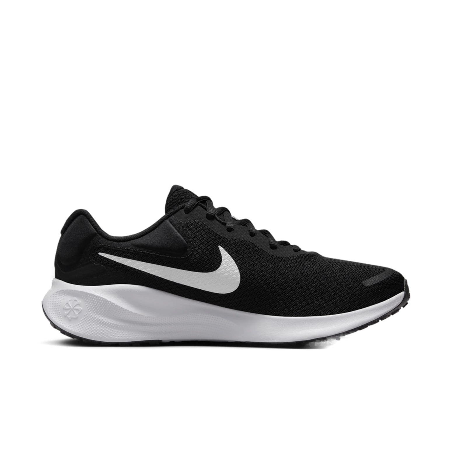 (WMNS) Nike Revolution 7 Wide 'Black White' FZ6829-001