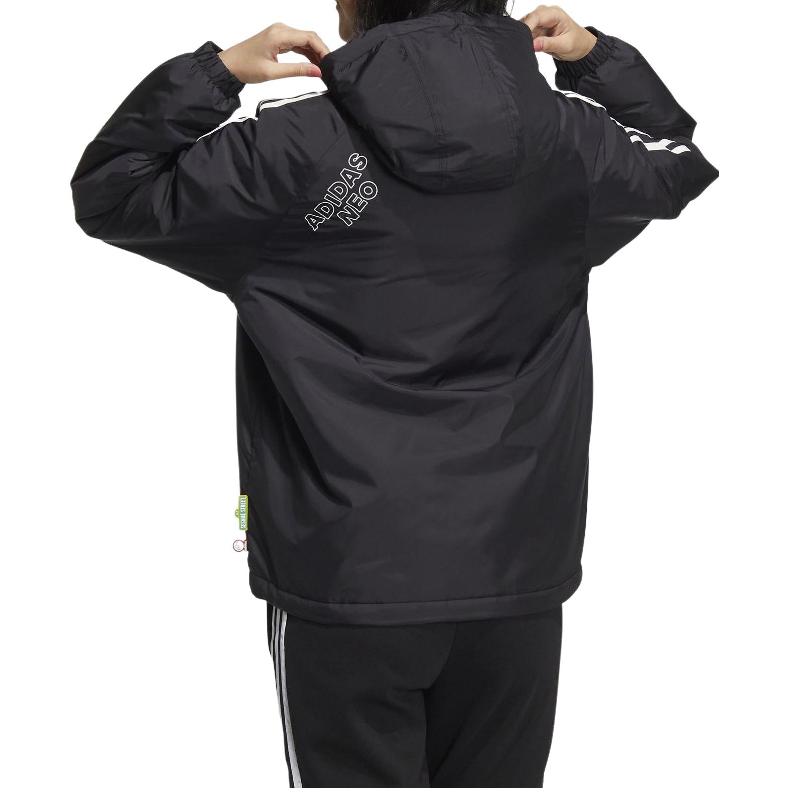(WMNS) adidas X Sesame Street Jacket 'Black' HM7478