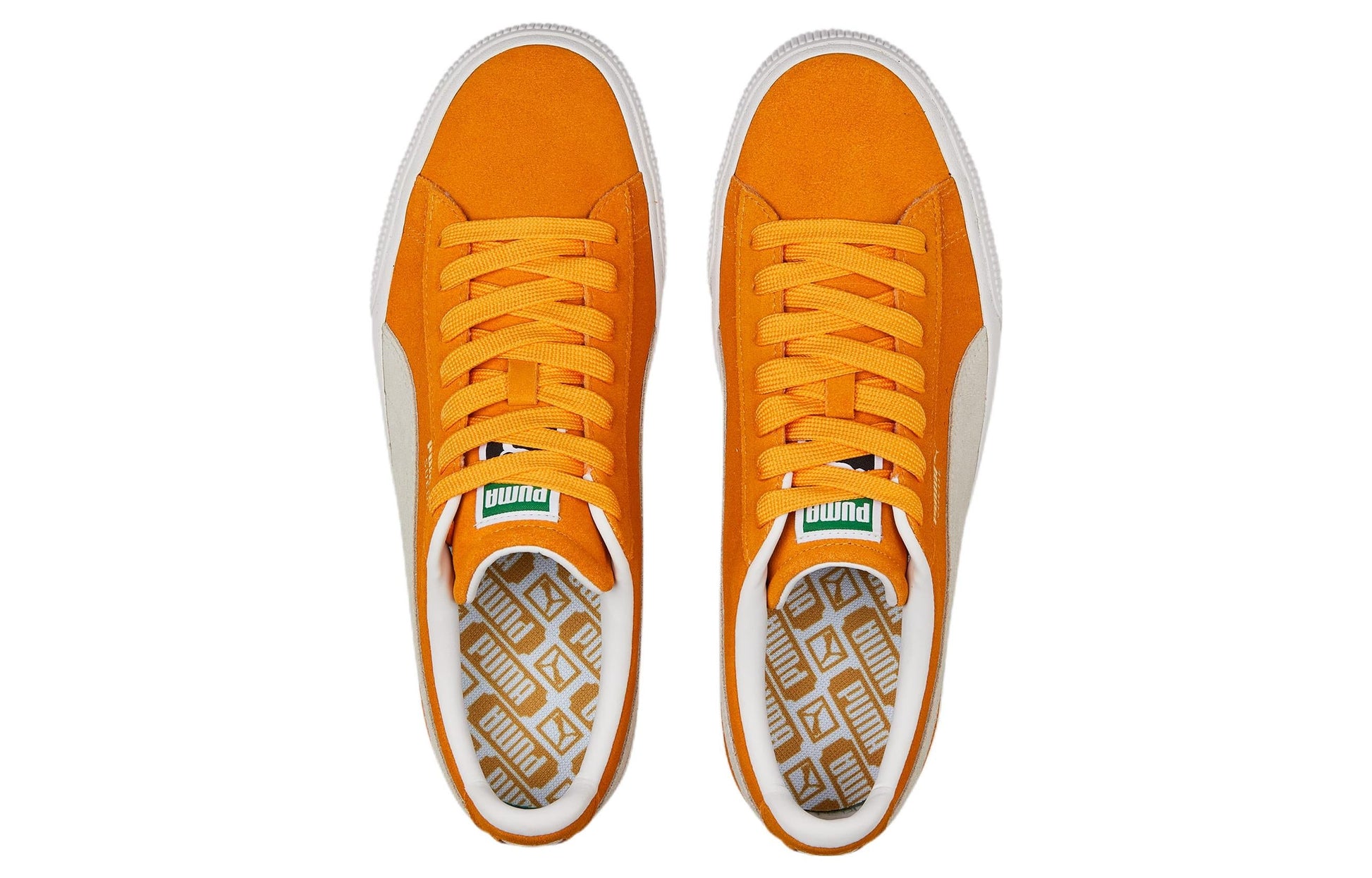 PUMA Suede VULC Classic Shoes 'Orange White' 386598-05
