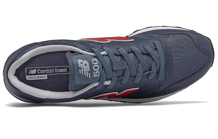 New Balance 500 Classic Shoes Blue/Red GM500TC1