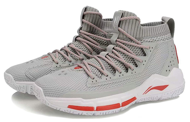 Li-Ning Wade Fission 5 Mid 'Grey Red' ABAP027-3